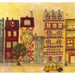 Main Street with Deux Chevaux Giclée Print