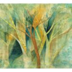 Magical Forest - 9x12" Giclée Print of Watercolor Forest Scene