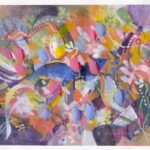 Bluebird - 8x10" Giclée Print of Acrylic Abstract