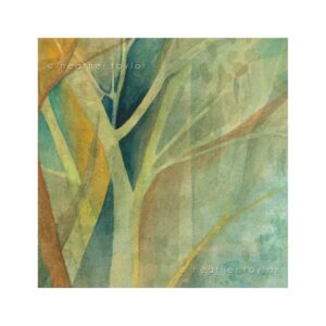 Magical Forest - 9x12" Giclée Print of Watercolor Forest Scene - Image 2