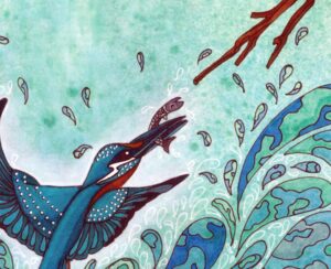 Kingfisher Giclée Print - Image 2