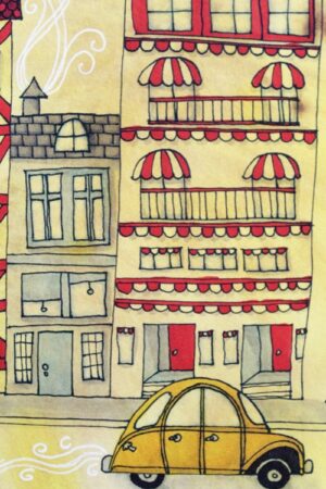 Main Street with Deux Chevaux Giclée Print - Image 2
